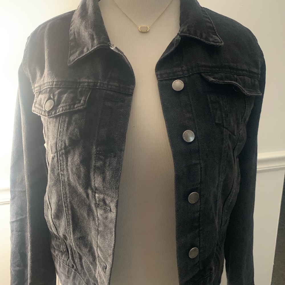 LOLA LIZA- Women's Black Denim Jacket